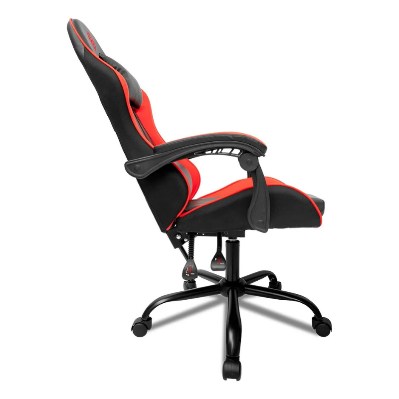 Cadeira Gamer TGT Heron – Design Ergonômico, Revestimento em Couro Sintético (Vermelha) - Imagem 4
