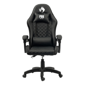 Cadeira Gamer Fox Racer Vulpes – Design Ergonômico, Conforto Premium e Ajustes Avançados (Preta)