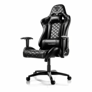 Cadeira Gamer ThunderX3 TGC12 – Design Ergonômico, Revestimento Premium em Poliuretano (Preta)
