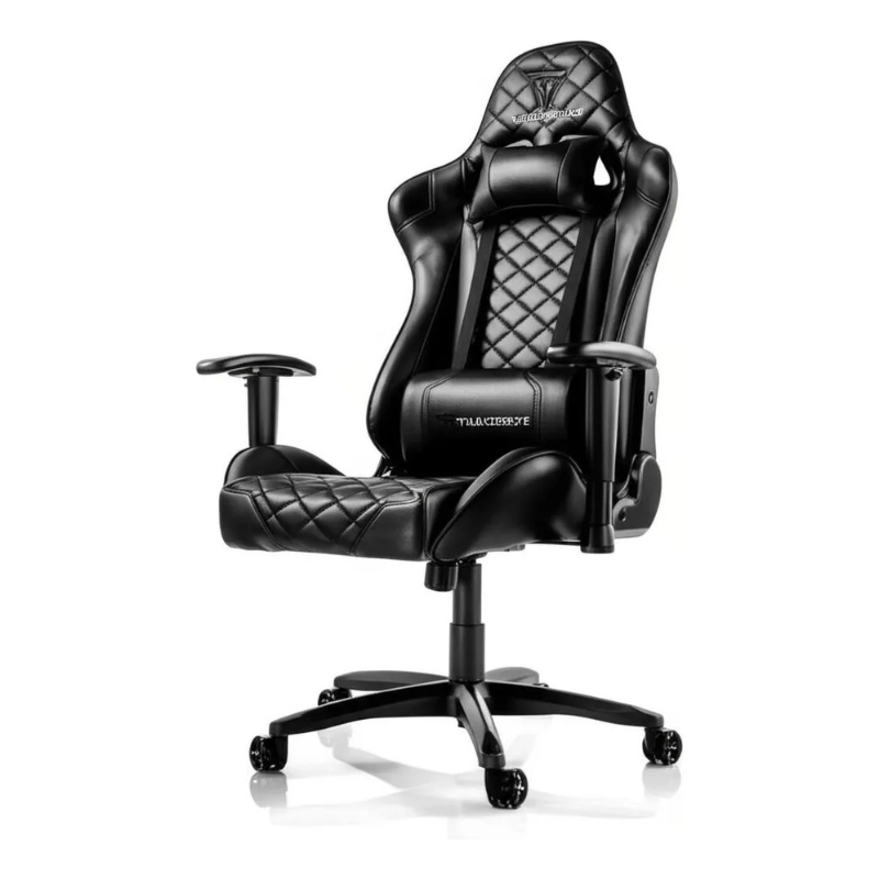 Cadeira Gamer ThunderX3 TGC12 – Design Ergonômico, Revestimento Premium em Poliuretano (Preta)
