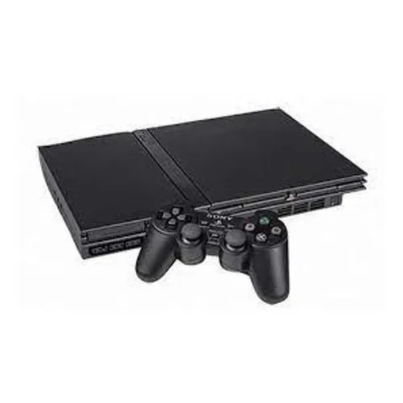 Console PlayStation 2 Slim Standard – Clássico da Sony com 1 Controle, Design Compacto e Alta Compatibilidade (Charcoal Black) - Imagem 3