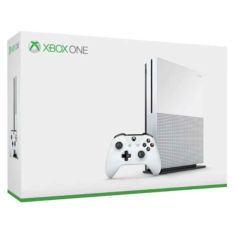Console Xbox One S 1TB – Gráficos em 4K, Armazenamento Amplo e Entretenimento Completo (Branco)