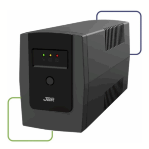 Nobreak JBR Guard 600VA – Proteção Elétrica com Entrada e Saída 120V (4 Tomadas)